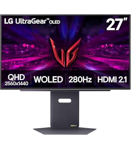 LG 27GS95QE-B UltraGear OLED WQHD 240Hz (GtG) Curved Gaming